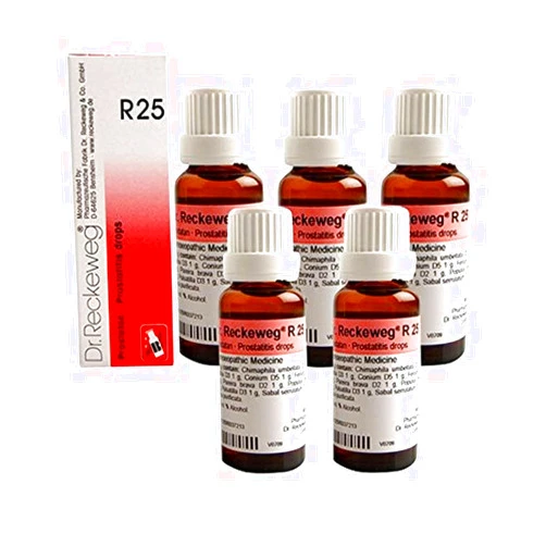 Avasee Dr. Reckeweg Germany R25 Prostate Drops Pack Of 5