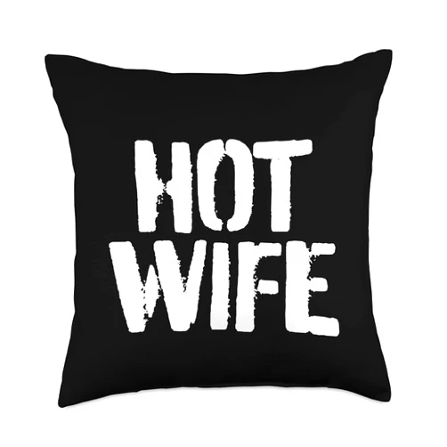 Lewd Linda Punk HotWife Hot Wife ENM Swinger Throw Pillow, 18x18, Multicolor