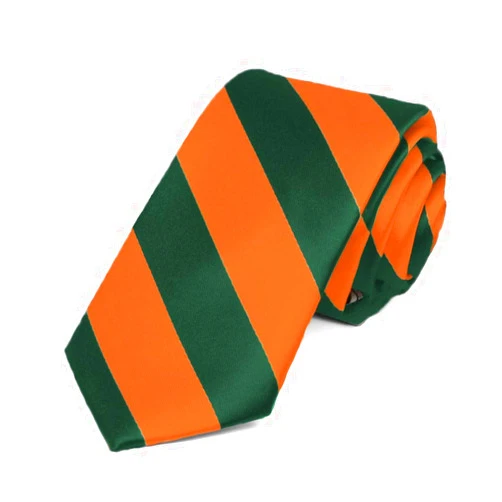 tiemart Striped Slim Tie, 2.5