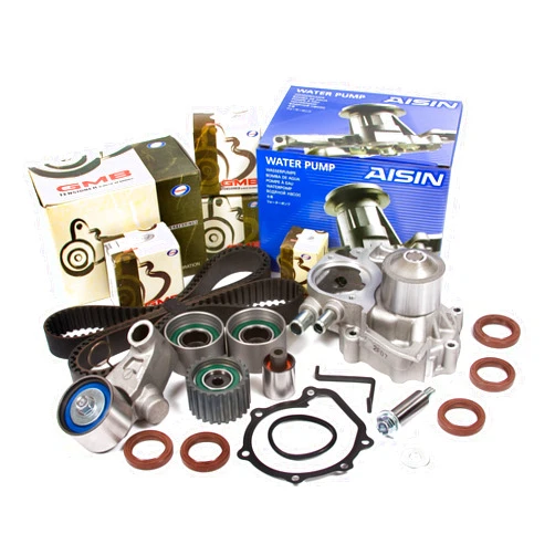 Evergreen Parts And Components Evergreen TBK328WPA Compatible With 02-05 Subaru Impreza WRX Turbo 2.0 DOHC EJ20 Timing Belt Kit AISIN Water Pump