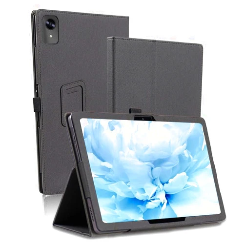 AIJAKO Tablet Case for Headwolf WPad5 Android 14 Tablet 10 inch, Premium PU Leather Folio Folding Stand Protective Case Cover with Hand Strap Magnet for Headwolf WPad5, WPad5FG, Black