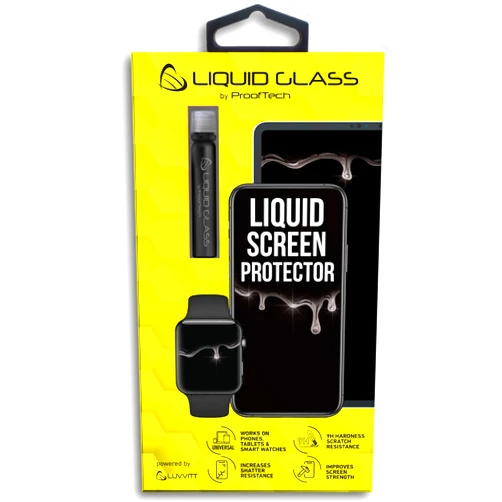 ProofTech Liquid Glass Screen Protector for Up to 4 Devices | Universal for All Smartphones Tablets Smart Watches