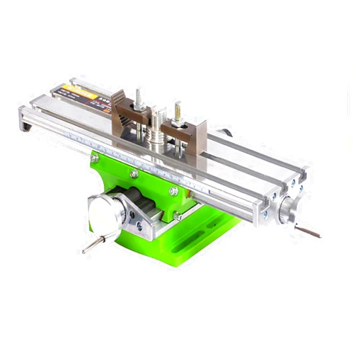 AMYAMY Milling Machine Worktable,Cross Slide Table - Compound Drilling Slide Table for Bench Drill Adjustable X-Y Axis (330x95mm)