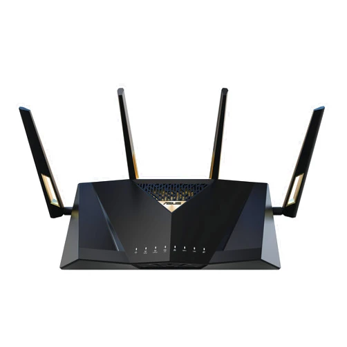 ASUS RT-BE88U Dual-Band WiFi 7 AiMesh Extendable Performance Router, 4K-QAM, MLO, Dual 10G Ports, SFP+, 4X 2.5G Ports, 4X 1G Ports, 34G WAN/LAN Capacity, Network Security, Built-in VPN