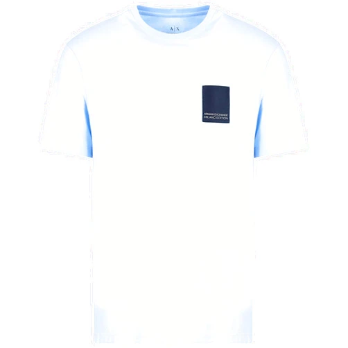 A｜X ARMANI EXCHANGE Armani Exchange Men's Limited Milano Edition Regular Fit Patch Logo Tee