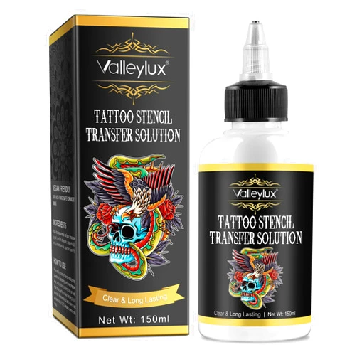 Generic Tattoo Stencil Transfer Gel Solution, Professional Tattoo Stencil Stuff 150ml, Vegan-Friendly Stencil Gel, Fast-Drying and Long-Lasting, Clean and Easy Application, Temporary Supplies