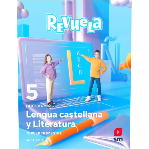 Raúl Rubio Jara,Esther Echevarría,Elena Díaz-Plaza,Ruth Prada Yañez,Alejandro Herrerías Silva,Gema García Ingelmo,Aarón Illa Gómez,Shutterstock,,ALBUM ARCHIVO FOTOGRAFICO S.L.,Archivo SM,,Jesús Huguet Lengua Castellana y Literatura . 5 Primaria. Trimestres. Revuela. Andalucía