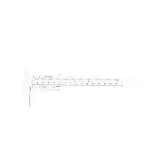 Haosie Eyebrow Ruler Mapping, Eyebrow Measuring Tool, Double Scale Vernier Caliper, Plastic Sliding Gauge Ruler for Permanent Makeup Eyebrow Shaping