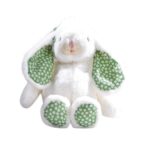 Dilly dudu Blossom Bunny Rabbit Stuffed Animal Plush Toy Best Gifts 10-Inch (Cream)
