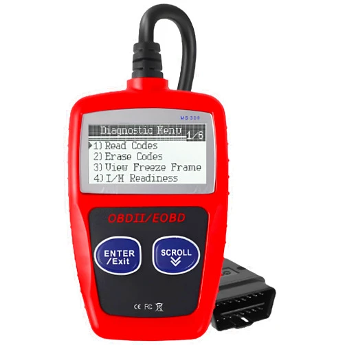 OxGord OBD2 Scanner Code Reader Car Diagnostic Tool - OBD 2 Check Engine Light Scan Auto Computer Readers with Reset - OBD-II Automotive Tools Sensor ABS Car Accessories for Automobiles Diagnostics Scanners