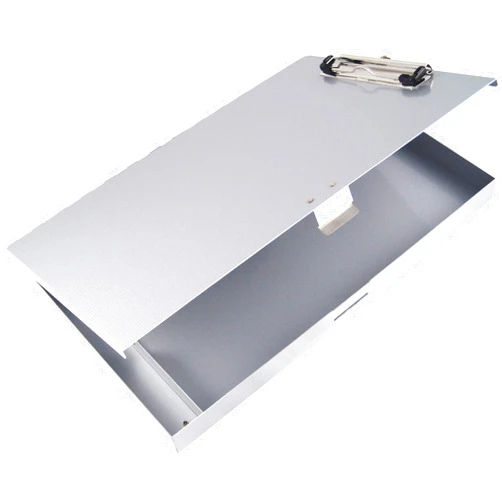 Saunders Recycled Aluminum Tuff-Writer Storage Clipboard, Letter Size, Silver, 1 Clipboard (45300)