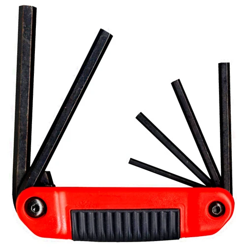 Eklind Tool EKLIND 25611 Ergo-Fold Fold-up Hex Key allen wrench - 6pc set SAE Inch Sizes 5/32-3/8