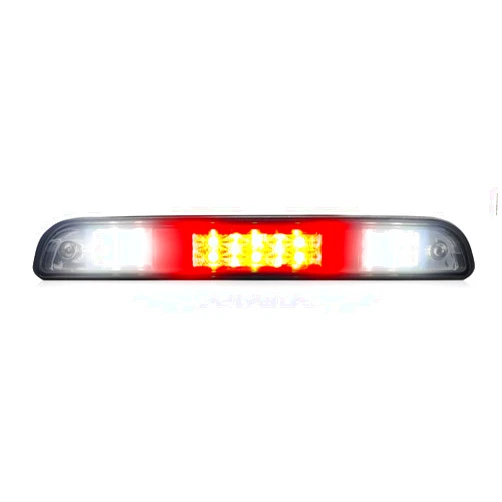 LESAUCE 2025 Upgraded Third Brake Light Smoked Compatible with 1992-1997 Ford F150 F250 F350 Bronco 3rd Brake lights, Rear Cab Brake Light, High Mount Brake Light with Seal Gasket, IP68 Waterprooof