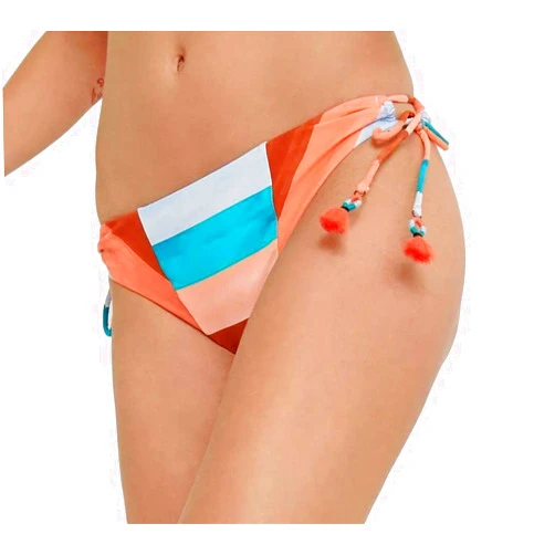 Lucky Brand Women's Standard Side Tie Hipster Bikini Swimsuit Bottom