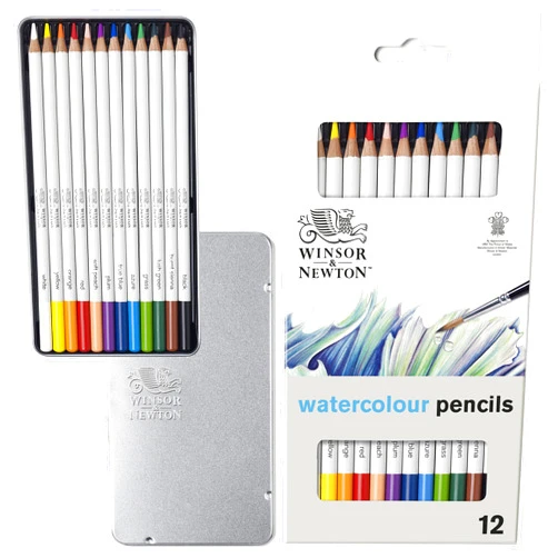 Winsor & Newton Studio Collection Artist Pencils, Watercolor Pencils, Set of 12