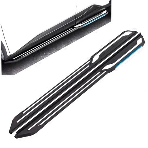 Wusecssy 2 pcs fits for Toyota RAV4 2016 2017 2018 Running Board Side Step Nerf Bar Pedal Running Board Aluminium LingShang Style