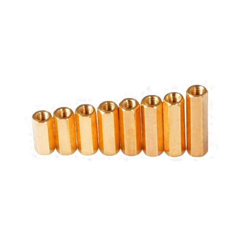 SUOFEILAIMU-PHONE CASE 50Pcs M24-20mm Copper Standoffs Spacers Double-Pass Pillars for Security Surveillance Cameras Spacing Screws HW037 Small Tools (Length : 10mm, Size : M2)
