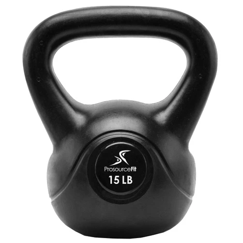 ProsourceFit Vinyl Plastic Kettlebell from 10, 15, 20, 25, 30, and 35 lbs