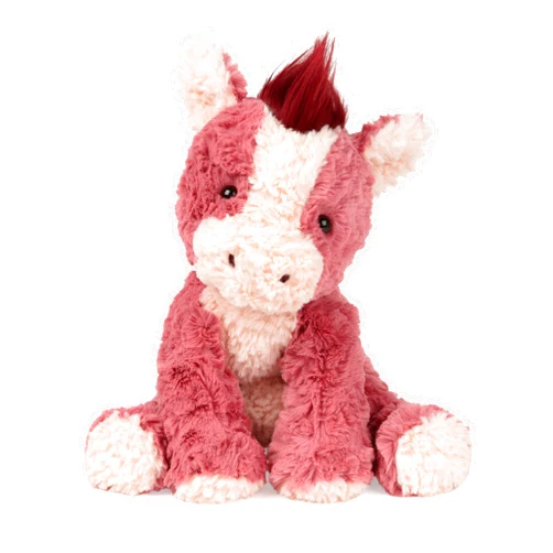 GUND Cozys Collection Horse Stuffed Animal, Spring Decor, Plush Toy for Ages 1 and Up, Pink/Red, 10”