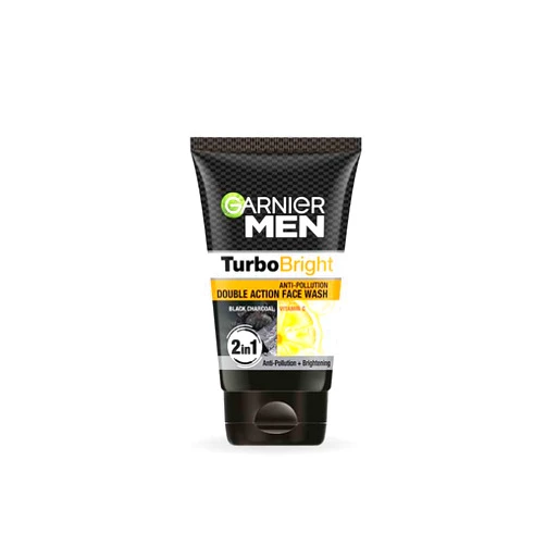 Garnier Men Power White Anti-Pollution Double Action Facewash, 100gm