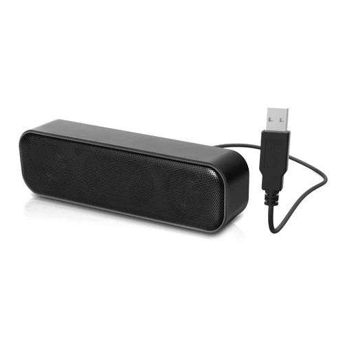 LIELONGREN [Upgraded] USB Computer /Laptop Speaker with Stereo Sound & Enhanced Bass, Portable Mini Sound Bar for Windows PCs, Desktop Computer and Laptops