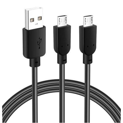 Kxable Micro USB Cable 6 FT (2-Pack), 2.4A Fast Charging & Sync Android Charger, USB 2.0 A to Micro B 5-Pin Cord, Compatible with Samsung Galaxy S7 S6 Edge, Note 5 4, Sony, PS4, Kindle, Fire TV and More