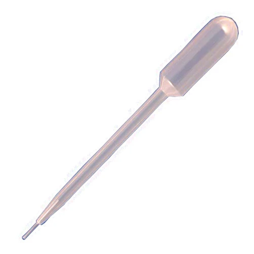 Globe Scientific 134050-S01 Transfer Pipet, Fine Tip, LDPE, Sterile, Individually Wrapped, 5.8mL Capacity, 147mm Length, Pack of 400