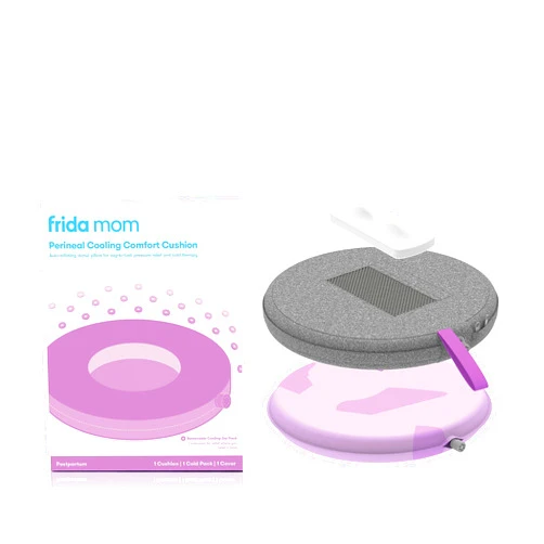 Frida Mom Donut Pillow Perineal Comfort Cushion with Cold Pack for Pain Relief, Postpartum Essentials
