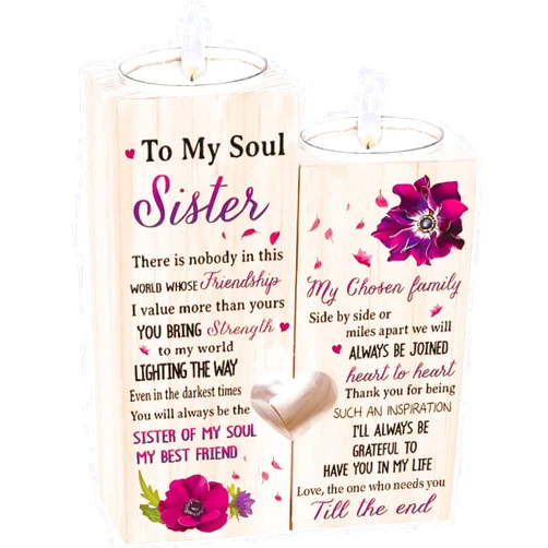 Rxyjlhjx Sister Gifts- Gifts for Sister Sister Birthday Gifts Christmas Thank You Gifts Women Friends Personalized，Thank You for Being to My Soul Sister