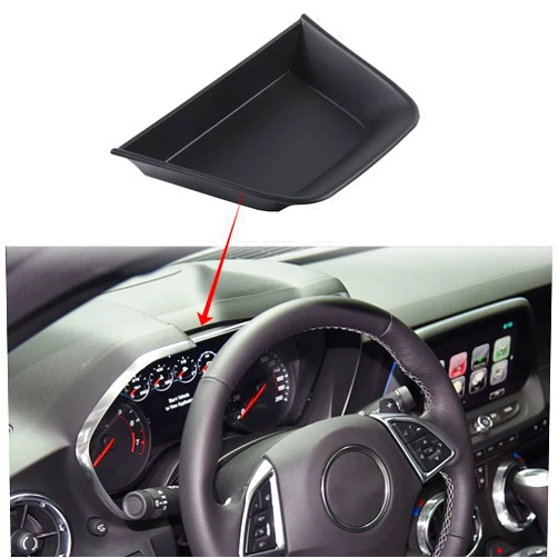 JeCar for Camaro Dash Tray Center Console Storage Organizer Compatible with Chevrolet Chevy Camaro 2016-2022 Interior Accessories