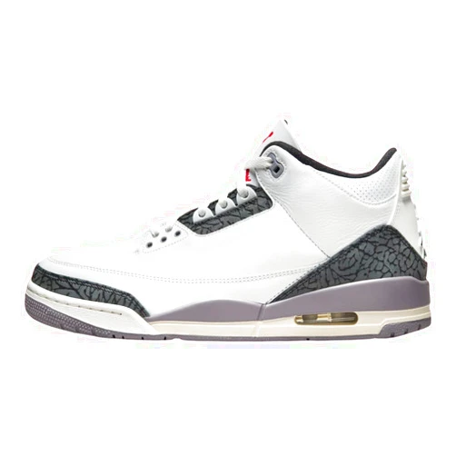 Nike Air Jordan 3 Retro Summit White/Fire Red 'Cement Grey' (CT8532 106)
