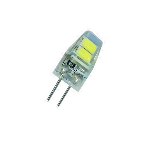 GSYFDZSWZX Fengyan Home Bulbs LED Instrument Bulb G4 6V LED Bulb DC6V G4 Microscope Bulb 6V G4 DC6V Dimmable G4 Silicon Gel Bulb Household Lamp (Emitting Color : Cold White)