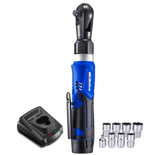 ACDelco ARW1209P G12 Series 12V Li-ion Cordless 3/8” 45 ft-lbs. Ratchet Wrench Tool Kit