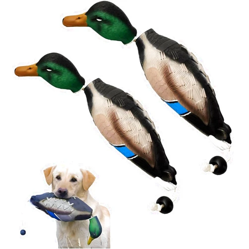 Xbear Duck Hunting Accessories Kit: Durable & Floatable Duck Dummy Bumper for Dog Training, Enhance Retrieval Skills