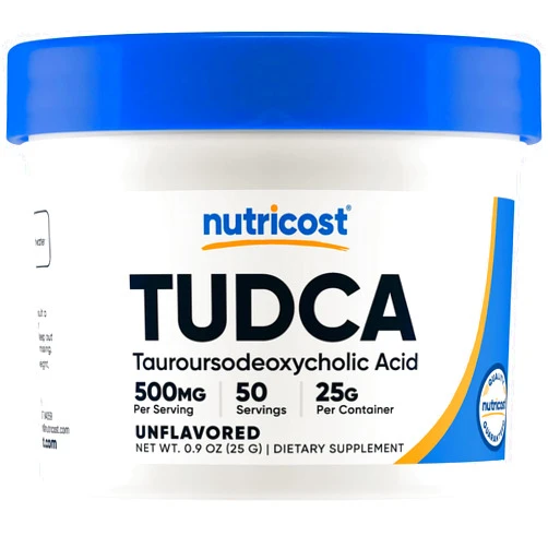 Nutricost Tudca Powder 25 Grams (Tauroursodeoxycholic Acid) - Gluten Free, Non-GMO