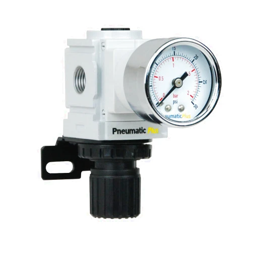 PneumaticPlus PPR2-N02BG-2 Miniature Air Pressure Regulator 1/4