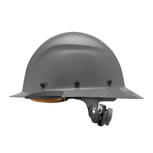 Lift Safety HDF-21GY DAX Fiber Resin Full Brim (Grey), Medium