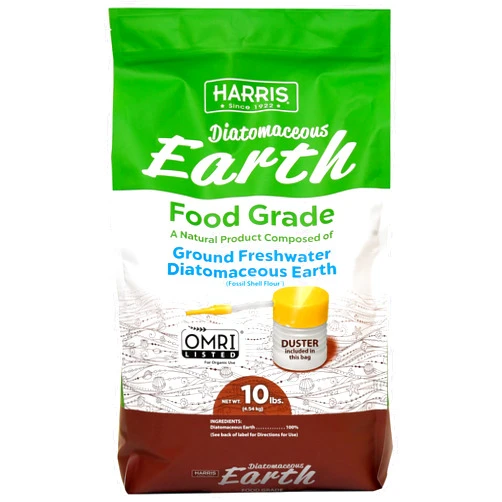 HARRIS Diatomaceous Earth Food Grade, 10lb with Powder Duster Included in The Bag