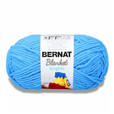 Bernat Blanket Bright Yarn, Busy Blue