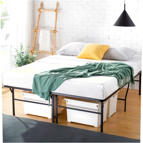 ZINUS SmartBase Heavy Duty Mattress Foundation, 18 Inch Metal Platform Bed Frame, No Box Spring Needed, Sturdy Steel Frame, Underbed Storage, Full
