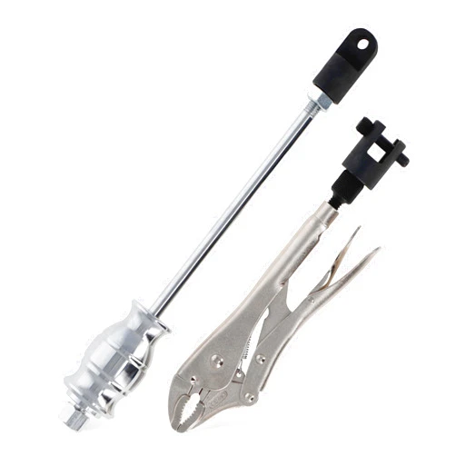 ABN Locking Pliers Slide Hammer Puller, 2.5lb - Swivel Grip Attachment for Nail, Bolt, Pin, Seal, CV Axle Removal Tool