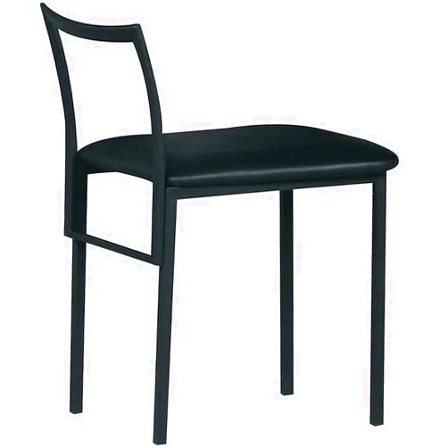 Bed Bath & Beyond Senon Low Back Metal Chair in Black