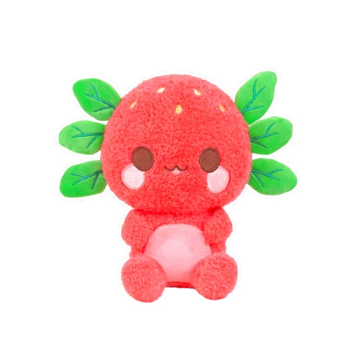 Cuddle Barn PlushGoals - Lil Series Watermelon Axolotl | Scented Soft Cute Kawaii Stuffed Animal Plush Toy, 6 inches