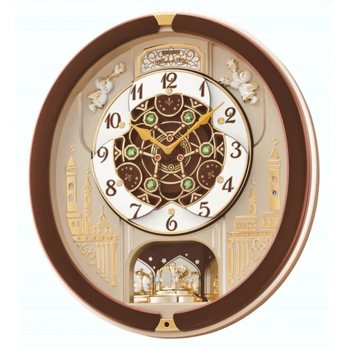 Seiko Melodies in Motion Musical Wall Clock, Spring Dance