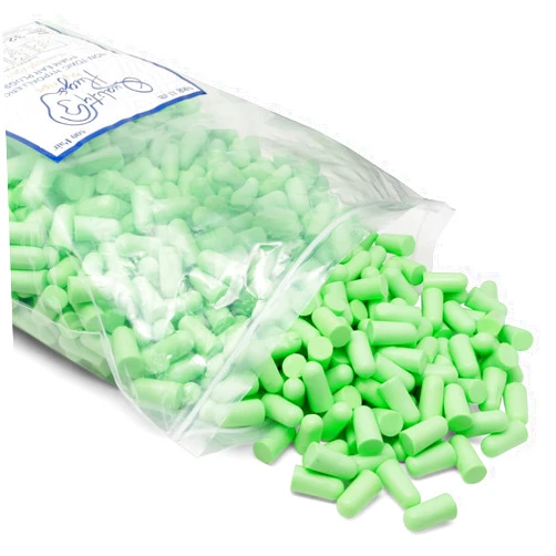 Quality Plugs by Rips Quality Foam Ear Plugs 500 Pair - 32 dB Disposable Noise Cancelling High Decibel Sound Blocking Soft Ear Plugs - Dispenser Refill Safety Hearing Protection Bulk Ear Protection