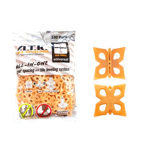 A.T.R TILE LEVELING ALIGNMENT SYSTEM ATR Tile Leveling Alignment System 100 3mm Edge Floors & Walls Spacing Plate