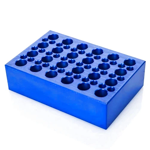 Scienfocus lab 24 Well+36 Well Aluminum Cooling Block for 1.5ml/2ml + 0.2ml PCR Tubes