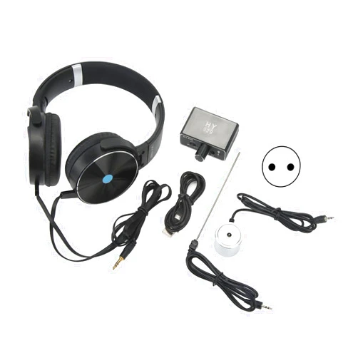 SIXRUN Water Leak Detector, Underground Water Leak Detector with Headset, AC100‑240V, for Tube Construction, Water Leakage Detection Construction Pipelines