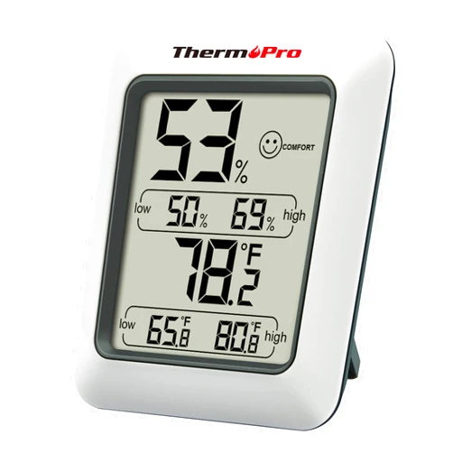 ThermoPro TP50 Digital Hygrometer Indoor Thermometer Room Thermometer and Humidity Gauge with Temperature Monitor