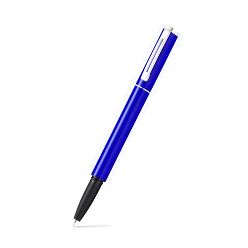 Sheaffer Pop Glossy Blue Gel Rollerball Pen with Chrome Trim